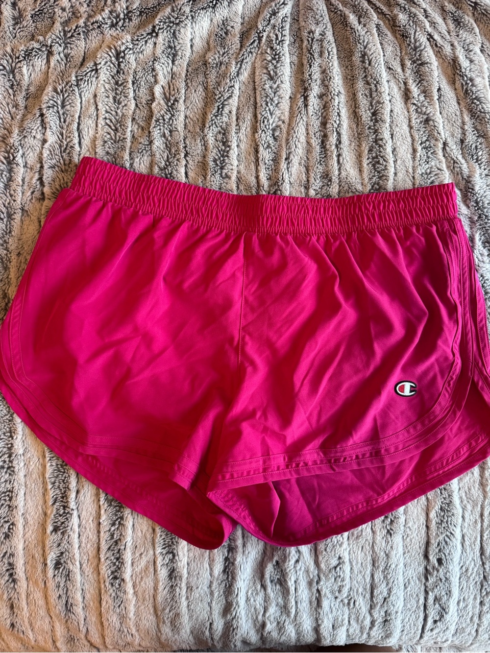 Champion Bright Pink Women's Athletic Shorts